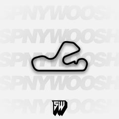 Putnam Park Long Road Course with Chicane C Track Decal