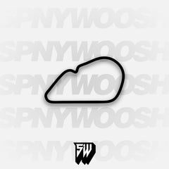 Putnam Park Short Road Course with Chicane B Track Decal