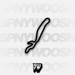 Qlispé Raceway Park Long Road Course Track Decal