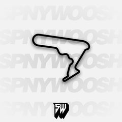 Autodromo Hermanos Rodriguez Pista Circuit Track Decal