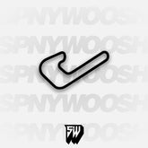 Queensland Raceway Clubman Circuit Track Decal