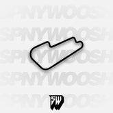 Queensland Raceway Sprint Circuit Track Decal