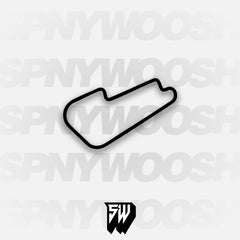 Queensland Raceway Sprint Circuit Track Decal
