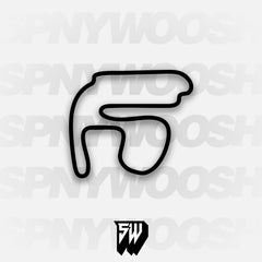 Rockingham International Super Sports Car Circuit Track Decal