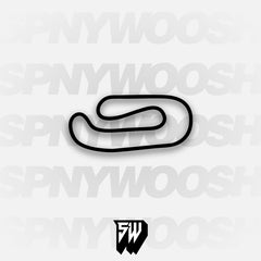 Rockingham Speedway Road Course Track Decal