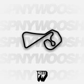 Sachsenring Track Decal