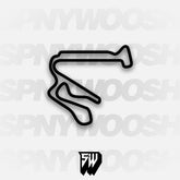 Sendai Hi-Land Raceway Track Decal