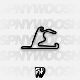 Shanghai International Circuit Track Decal