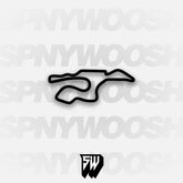 Sonoma Raceway (Infineon) AMA Alternate Course Track Decal