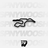 Sonoma Raceway (Infineon) Indy Course Track Decal