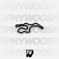 Sonoma Raceway (Infineon) Long Circuit Track Decal