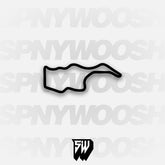 Sonoma Raceway (Infineon) NASCAR Course Track Decal