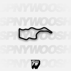 Sonoma Raceway (Infineon) NASCAR Course Track Decal