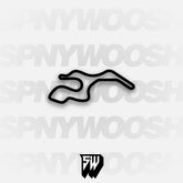 Sonoma Raceway (Infineon) Short Course Track Decal