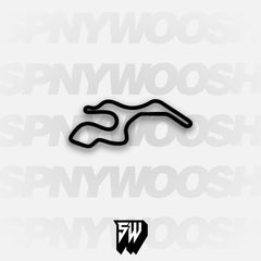 Sonoma Raceway (Infineon) Short Course Track Decal