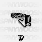 Spring Mountain Motorsports Ranch Long Track Decal