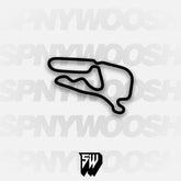 Summit Point Raceway Shenandoah Circuit Bike Competition Track Decal