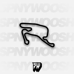 Summit Point Raceway Shenandoah DE Circuit Track Decal