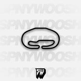 Texas Motor Speedway Roval Course Track Decal