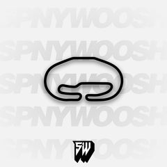 Texas Motor Speedway Roval Course Track Decal