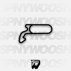 Autódromo de EcoCentro Quéretaro Combo Circuit Track Decal