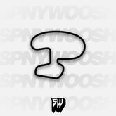 Texas World Speedway 3.0 Mile Track Decal