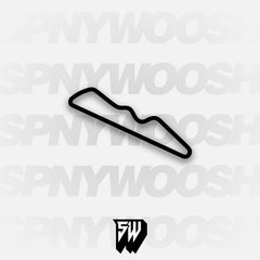 The Podium Club East Course Track Decal