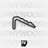 The Podium Club Short Outer Course Track Decal