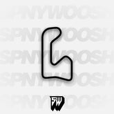The Podium Club West Course Track Decal