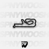 The Ridge Motorsports Park Track Decal