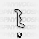 Thunderhill Raceway Park 2 Mile Course Track Decal