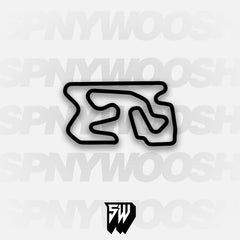 Utah Motorsports Campus Full Course Track Decal