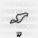 Valencia Street Circuit Track Decal