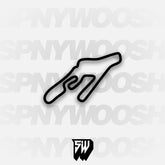 Vallelunga Circuit Track Decal