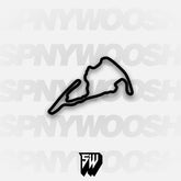 Virginia International Raceway Grand West Track Decal
