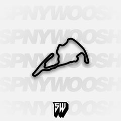 Virginia International Raceway Grand West Track Decal