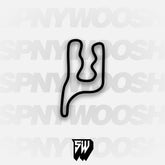 Virginia International Raceway Kart Track Track Decal