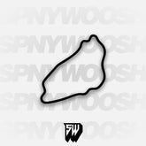 Virginia International Raceway Patriot Course Track Decal