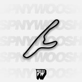Virginia International Raceway South Course Track Decal