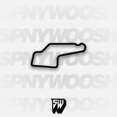 Watkins Glen International Short with Inner Loop Track Decal