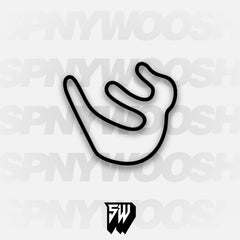 Willow Springs Horse Thief Mile Track Decal