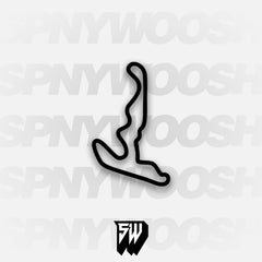Willow Springs Streets of Willow Springs Extended Track Decal