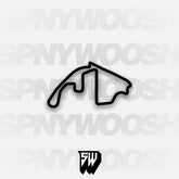 Yas Marina Corkscrew Circuit Track Decal