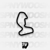 Bedford Autodrome East Circuit Track Decal