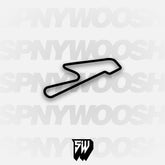 Bedford Autodrome North Circuit Track Decal