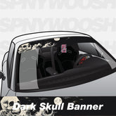 Dark Skull Printed Banner