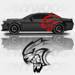 Dodge Hellcat Large Decals