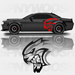 Dodge Hellcat Large Decals