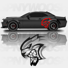 Dodge Hellcat Large Decals