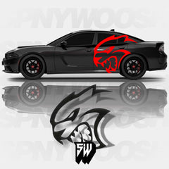 Dodge Hellcat Large Decals